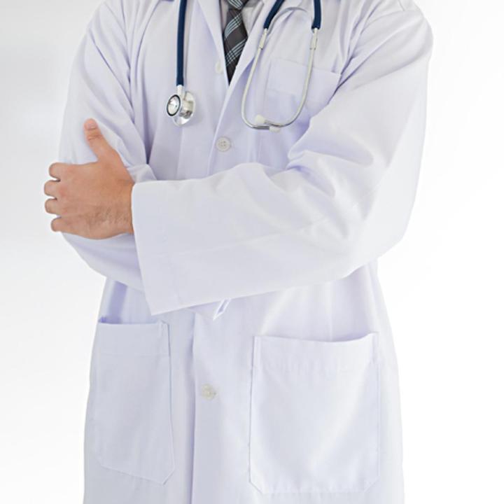 Doctor in white coat